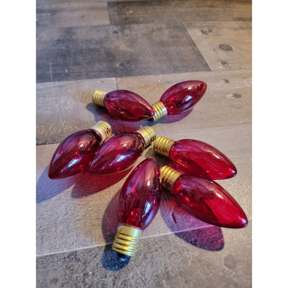 Red light bulb xmas set - Picture 3 of 4